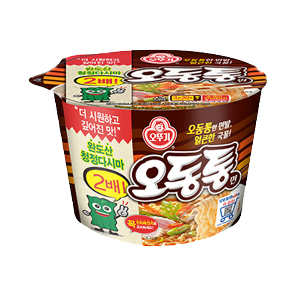 오뚜기 오동통면 큰컵라면 100g, 1개 - 상품 이미지
