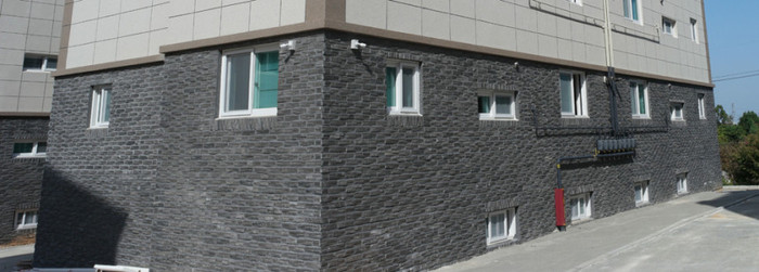 철평석 패널타일 300x70x15T / 하다건재 천연석타일