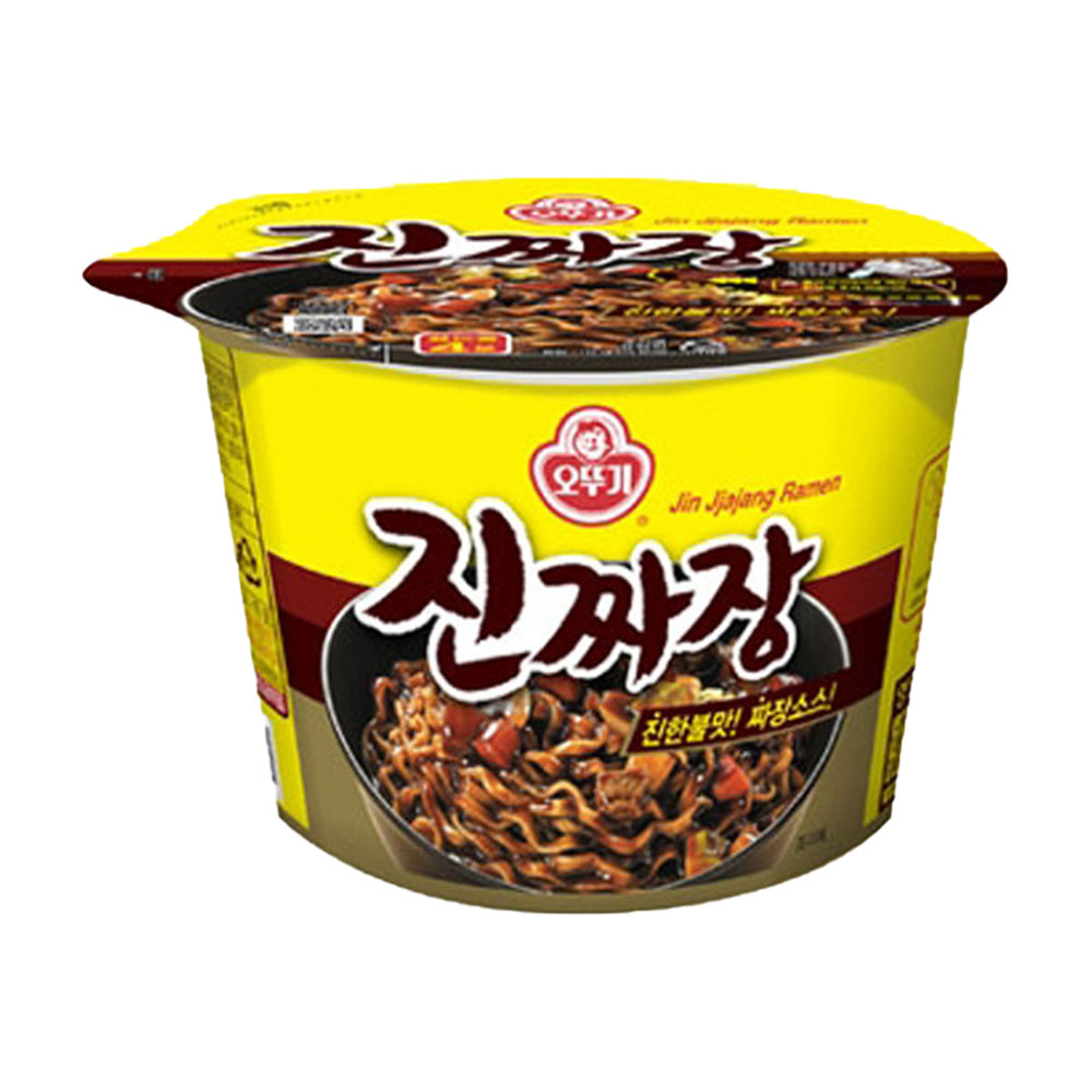 오뚜기 진짜장 큰컵라면 115g, 1개 - 상품 이미지
