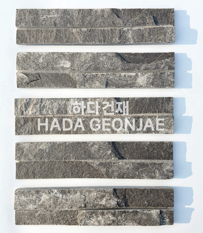 철평석 패널타일 300x70x15T / 하다건재 천연석타일
