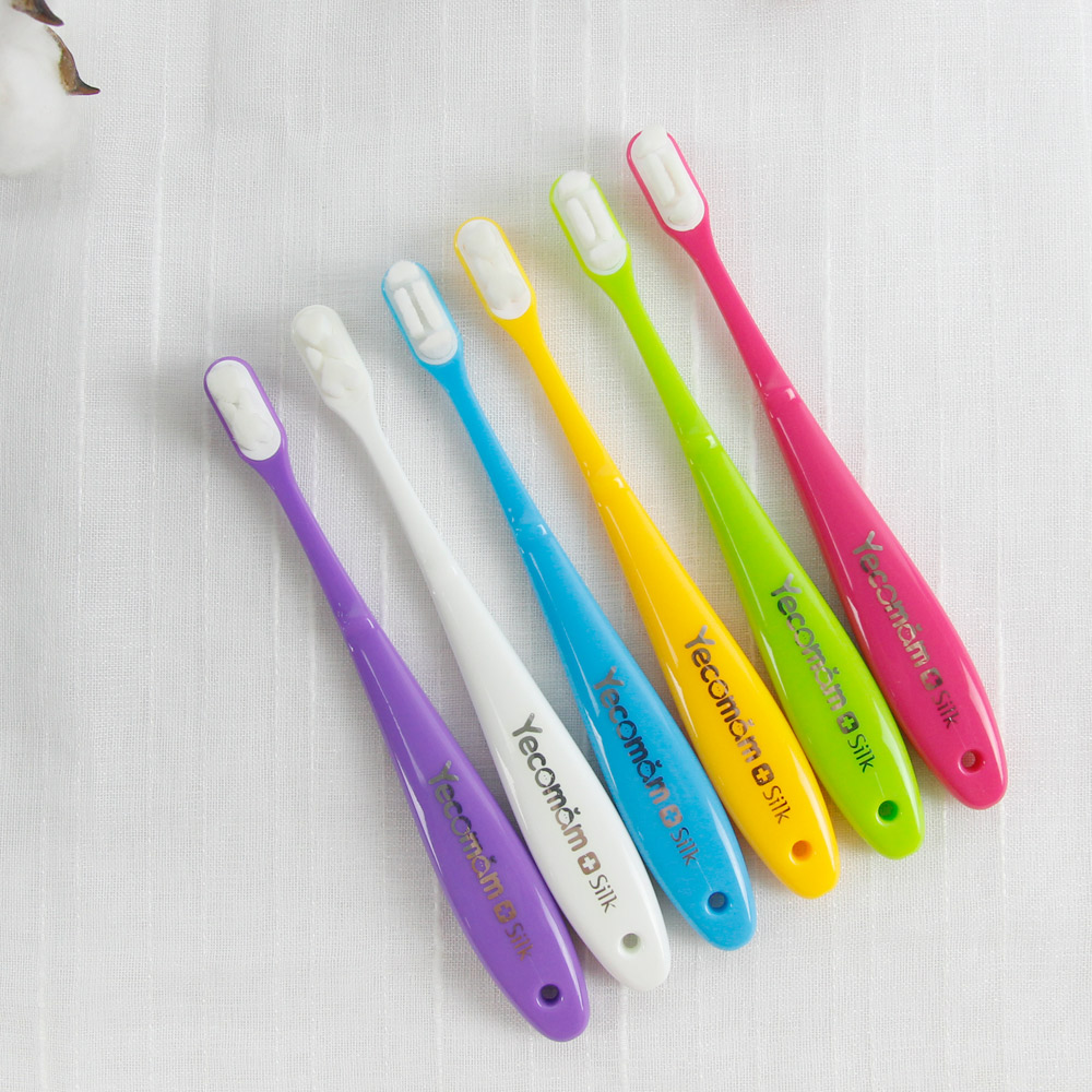 예꼬맘 어린이 실크 칫솔 6개 1단계 유아 아기 키즈 어린이집 초등학생 신학기준비물 제품 이미지