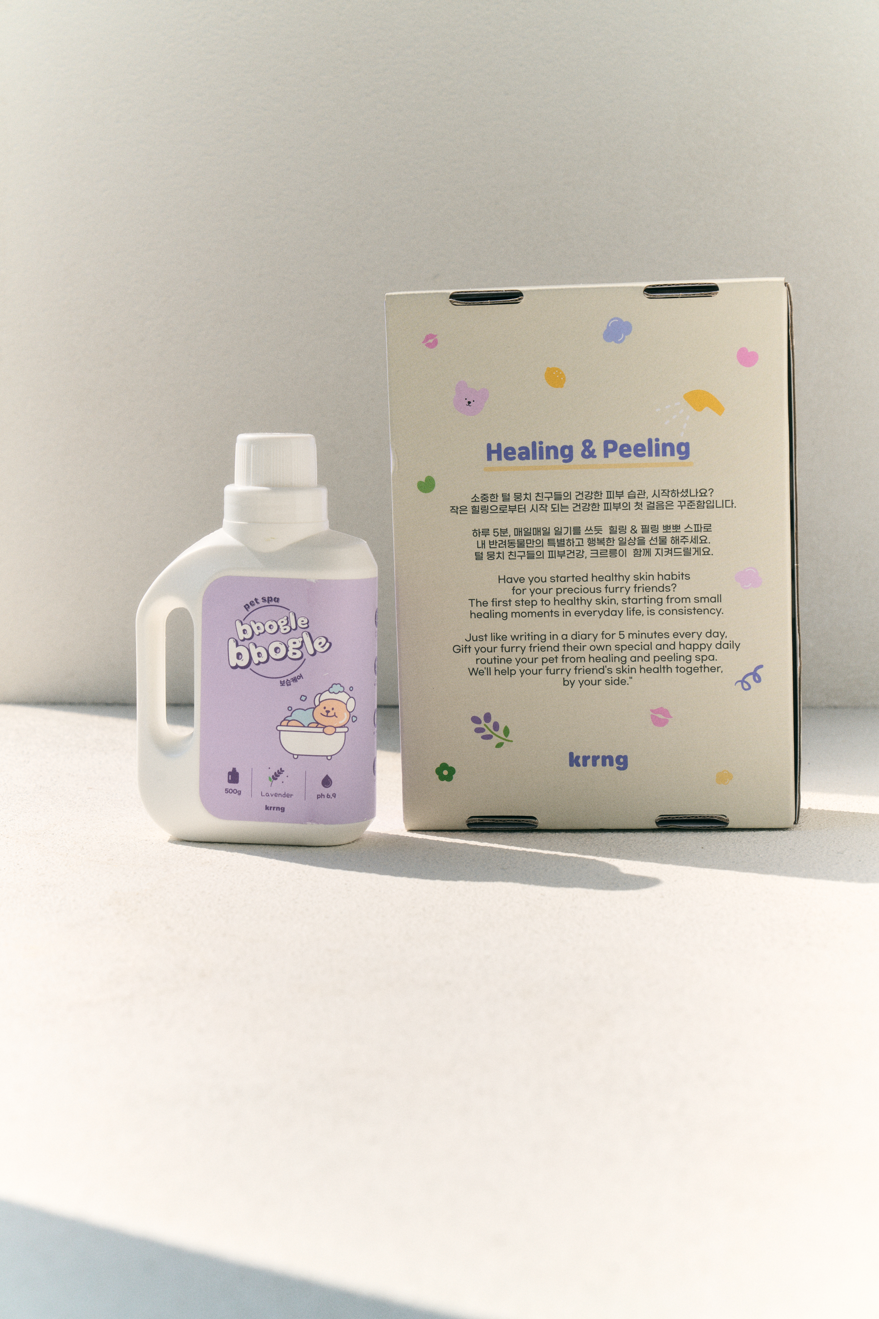 크르릉 강아지 샴푸 탄산스파 입욕제 대용량 500g 애견 반려견 아로마 이미지 8