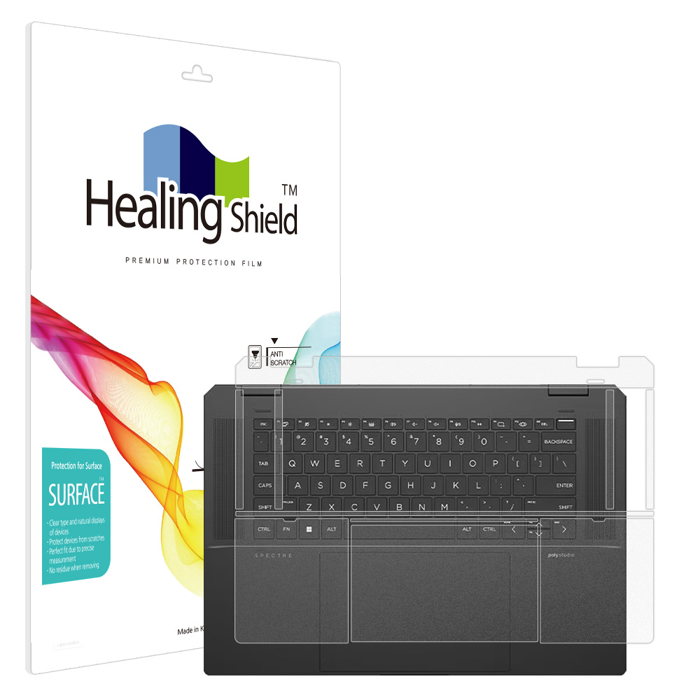 HP 스펙터 X360 16-aa0008TX 무광 팜레스트/터치패드 필름 2매 - 상품 이미지