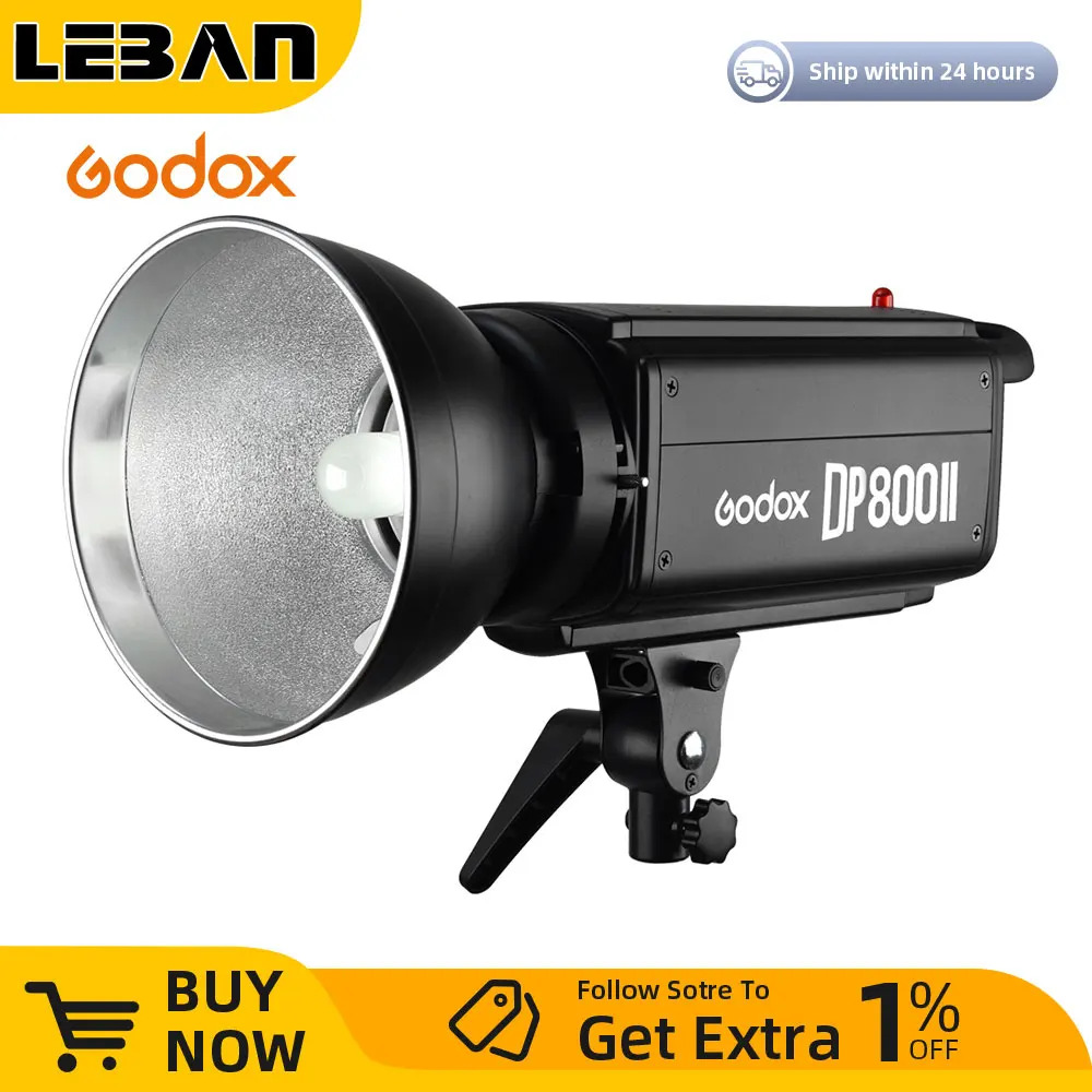 Godox-DP800II 800Ws GN88 내장 Godox 2.4G 무선 X 시스템 촬영 스튜디오 스트로브 플래시 라이트 제공 : 돈나무12호