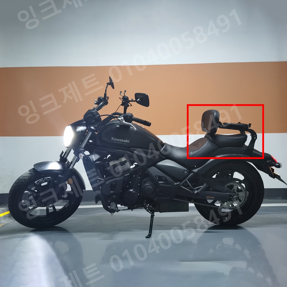오토바이 접이식등받이 후면 뒷자석 배달 액세서리 보호대 - 상품 이미지