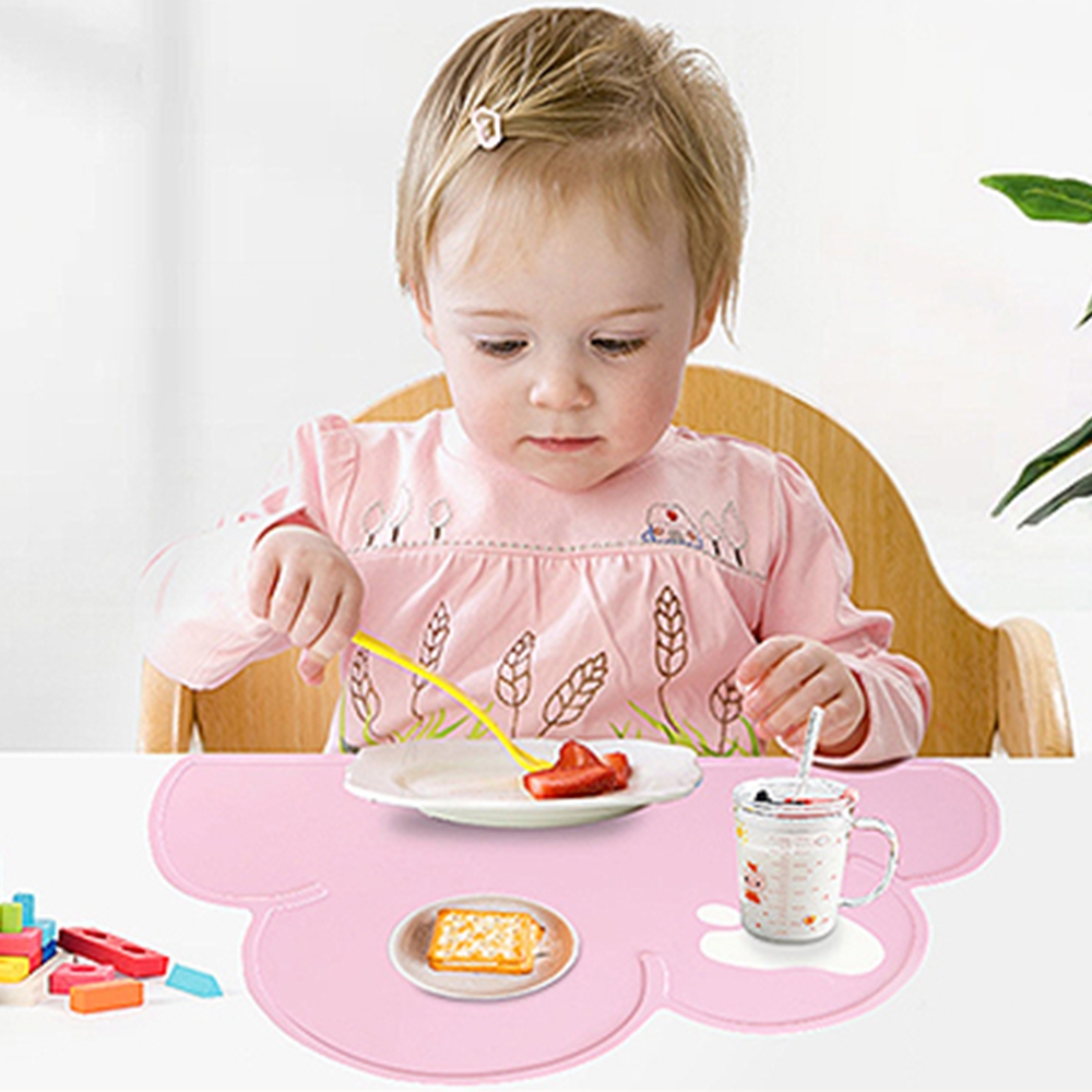 구름모양 실리콘 테이블매트 식탁덮개 미끄럼방지 식판깔개