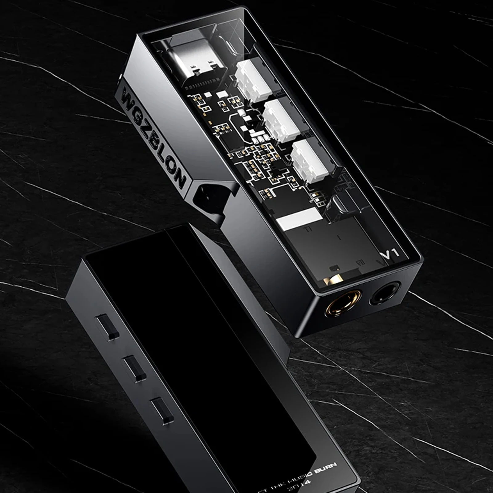 BLON V1 cs43131 듀얼 휴대용 고성능 DAC AMP 다용도 출력 포트 Black Lightning - 메인 이미지