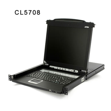 ATEN 19인치 8포트 LCD KVM 스위치 CL5708N