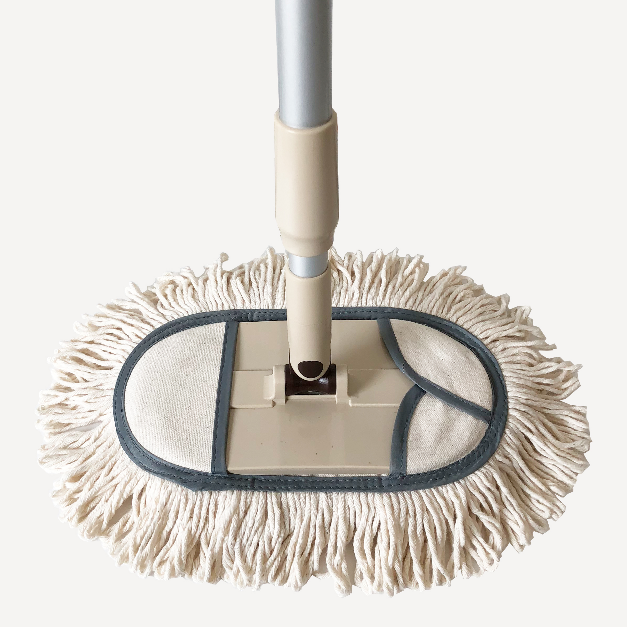 필굿리빙 바닥 청소 면방걸레 밀대걸레, 아이보리