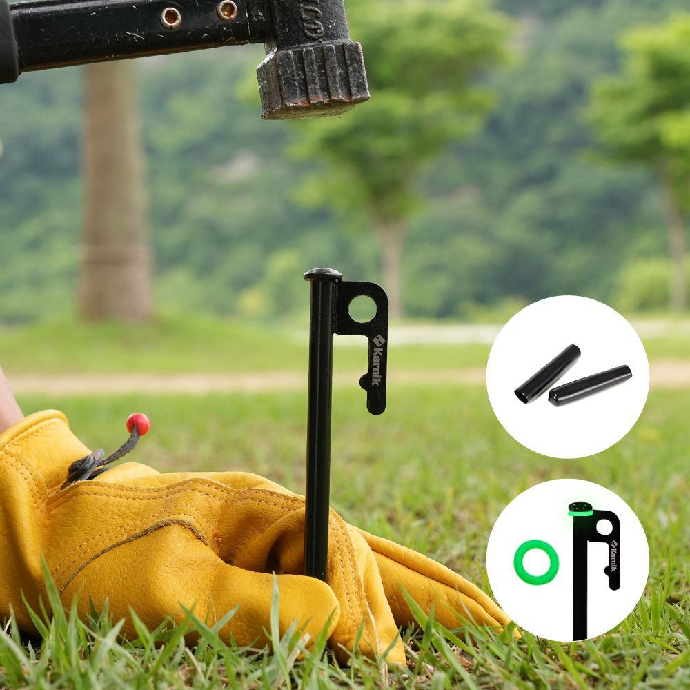 카르닉 프리미엄 단조팩 고강도 타프 텐트 캠핑 말뚝 팩 30cm - 상품 이미지