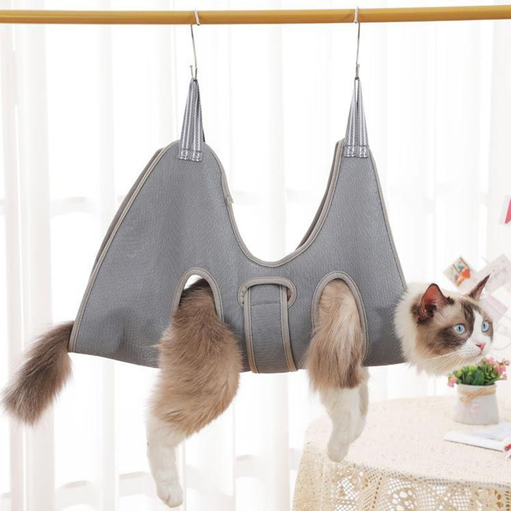 3세대 고양이 안전 셀프 발톱깎이 해먹 공중부양 강아지 애견 미용 거치대