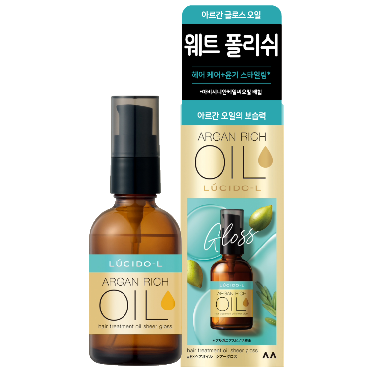 루시도엘 아르간 폴리쉬 오일 웨트헤어 에센스 젖은머리 스타일링 60ml - 상세 이미지 3