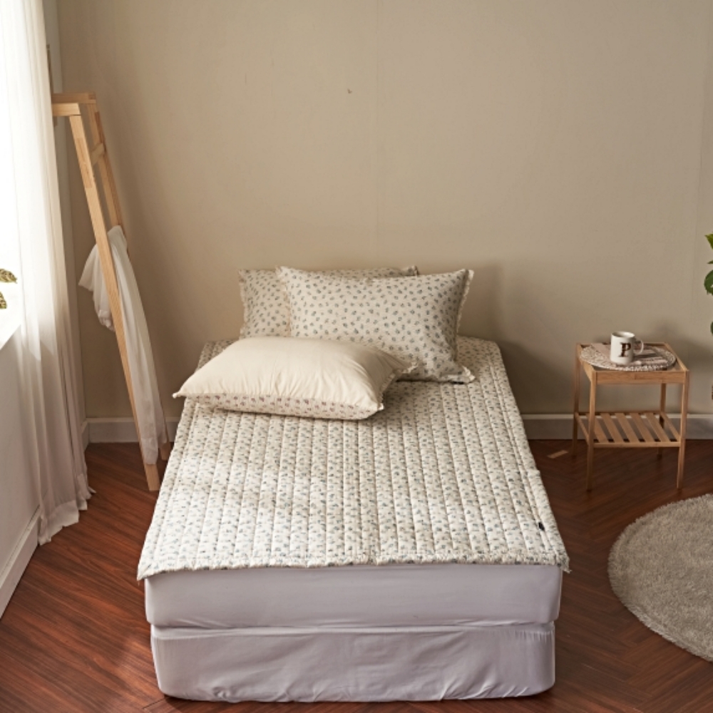 햄프 시어서커 라지킹 슈퍼킹 간절기 여름 침대 패드