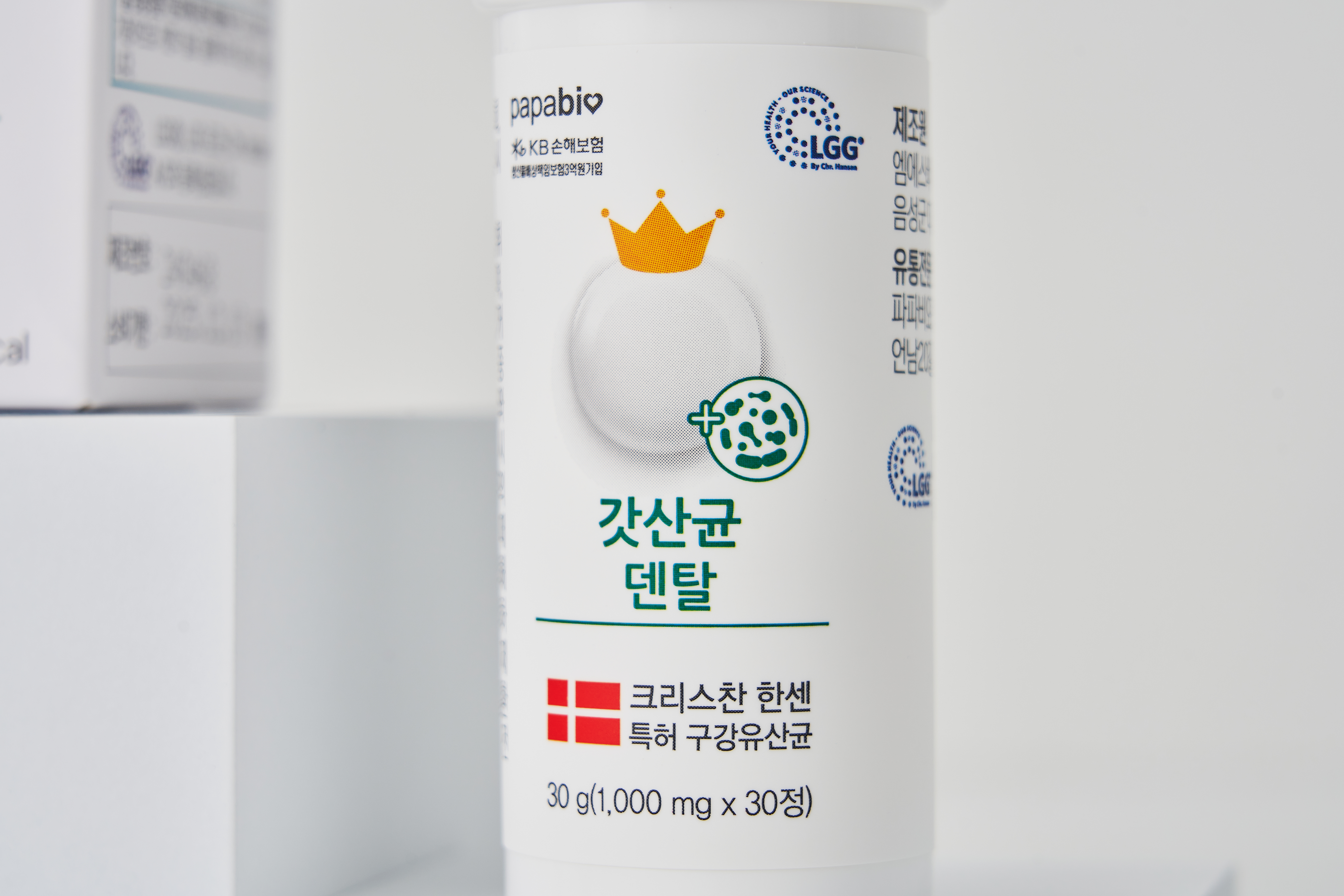 구강 입냄새 유산균 갓산균 덴탈 온가족용 아기 어린이 유아 성인 30정, 1개 - 상세 이미지 4