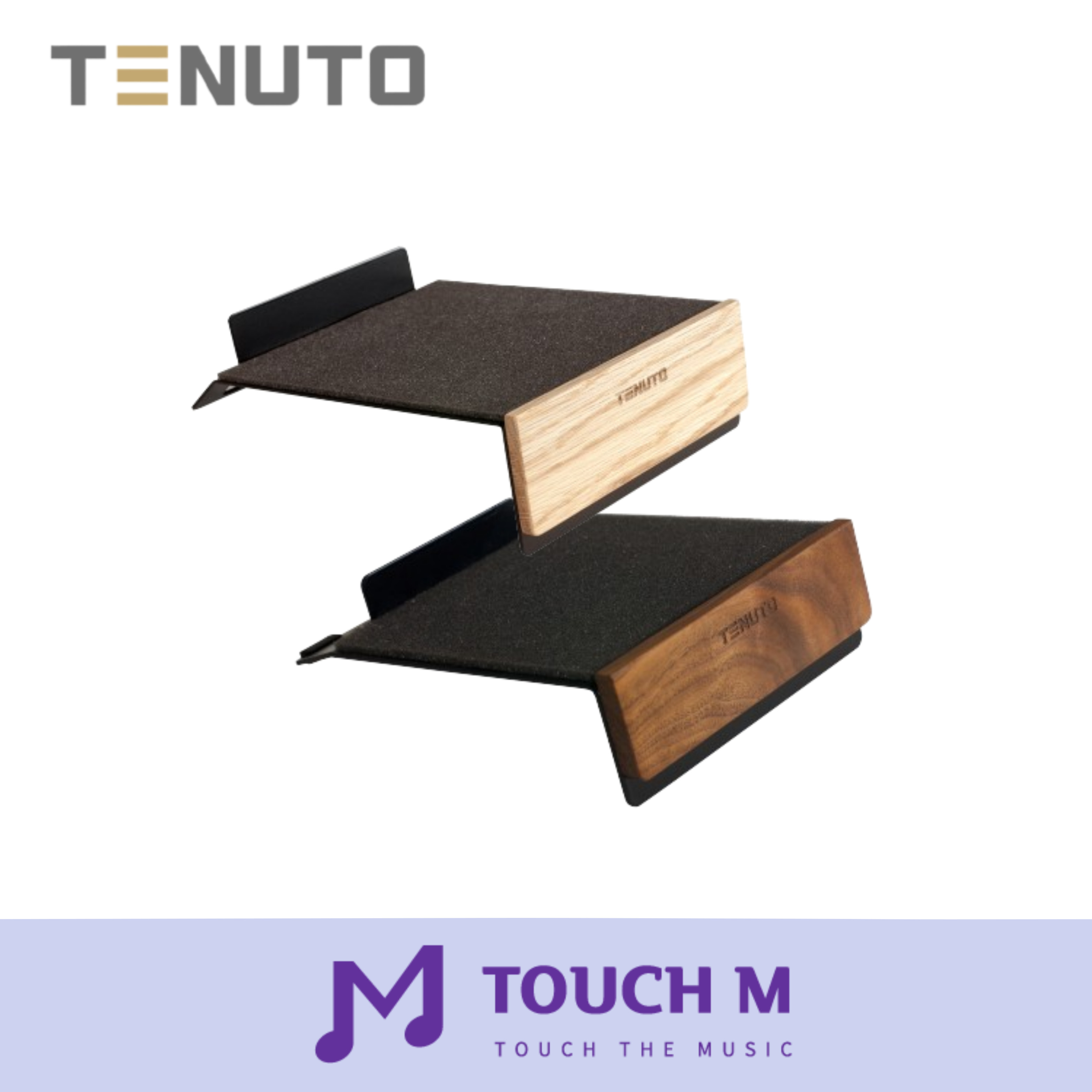 테누토 책상용 스피커스탠드 TSS-120 TENUTO북쉘프받침대 (1조) - 상품 이미지