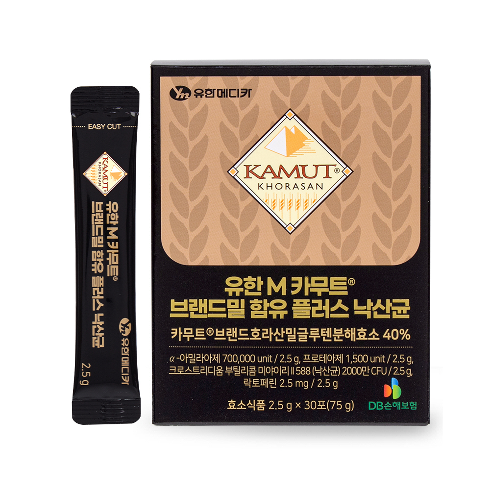 유한메디카 카무트낙산균 낙산균 프로바이오틱스 효소 분말 30포, 5개 - 상세 이미지 2