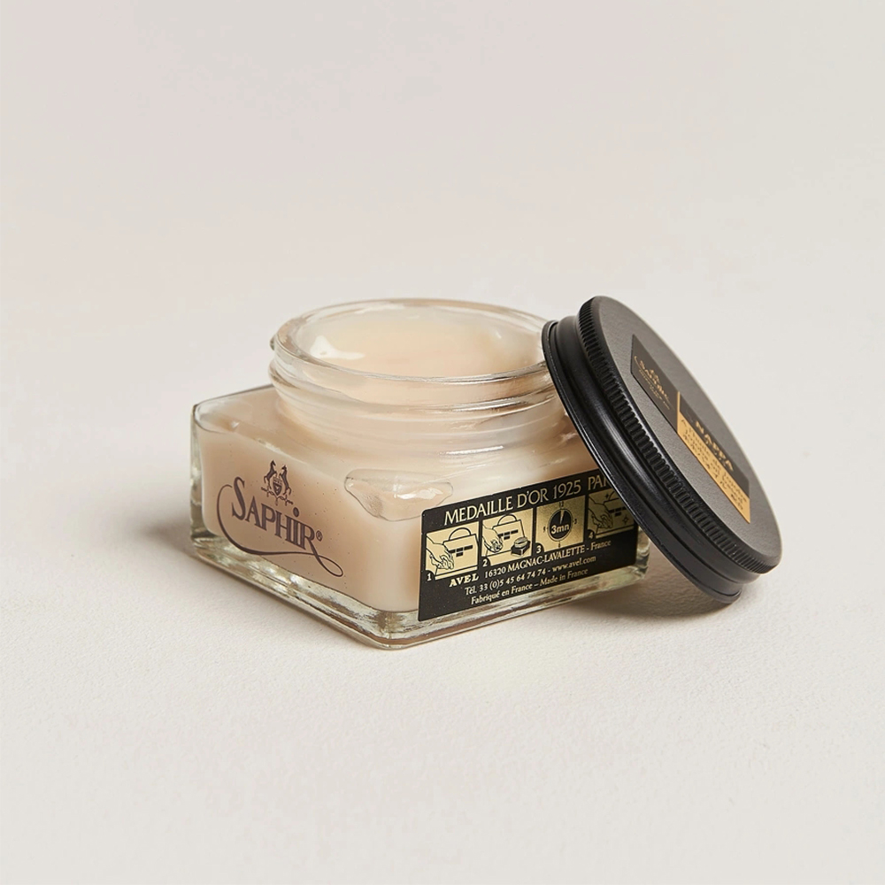 사피르 느와르 나파 크림 75ml 염소 램스킨 양 가죽 세정 영양 관리 로션 보호제 - 상세 이미지 2
