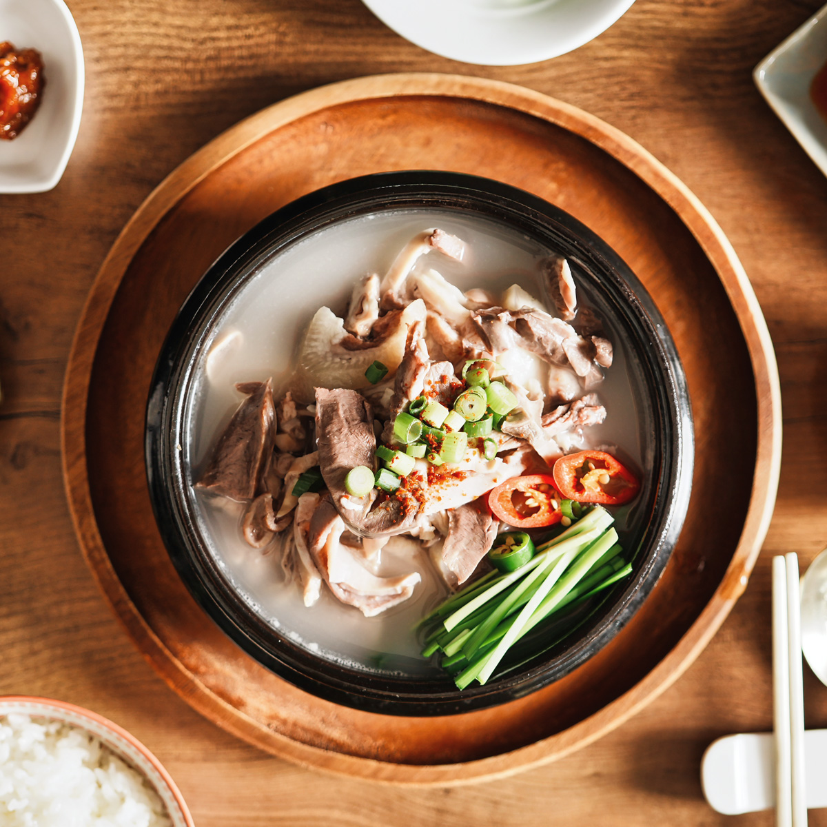 선비찬 돼지국밥 돼지내장국밥 600g X 25봉 술국 해장국대용 프렌차이즈용 냉동 즉석국 탕 - 상세 이미지 4