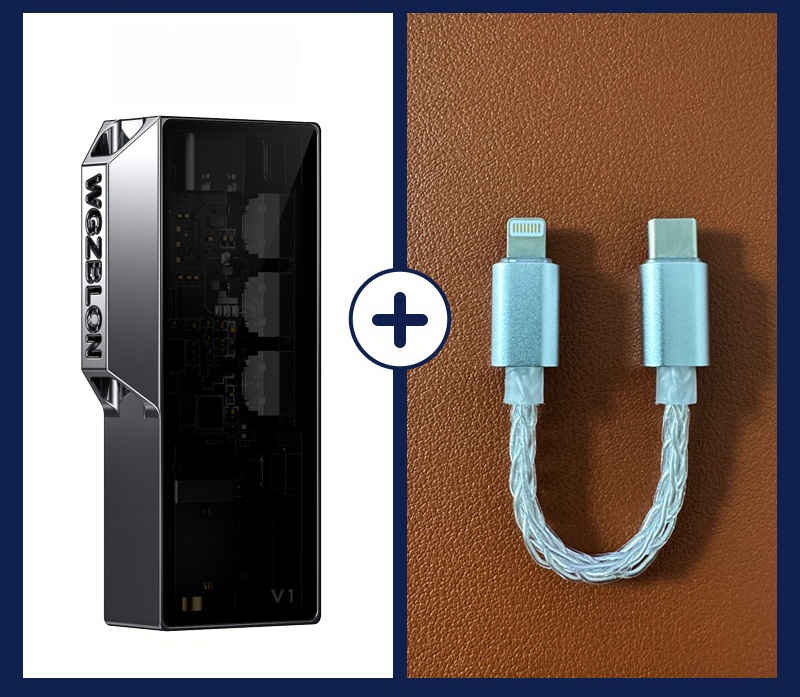 BLON V1 cs43131 듀얼 휴대용 고성능 DAC AMP 다용도 출력 포트 Black Lightning - 상세 이미지 5