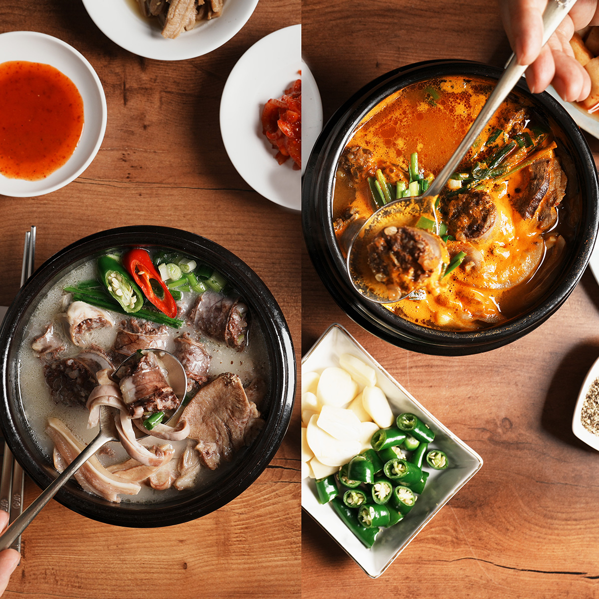 선비찬 사골순대국 600g X 25봉 프렌차이즈 매장용 냉동 즉석국 탕 - 상세 이미지 5