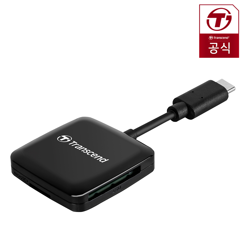 트랜센드 RDC3 USB 3.2 Gen 1 USB-C 카드리더기