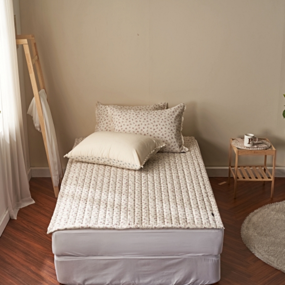 햄프 시어서커 라지킹 슈퍼킹 간절기 여름 침대 패드