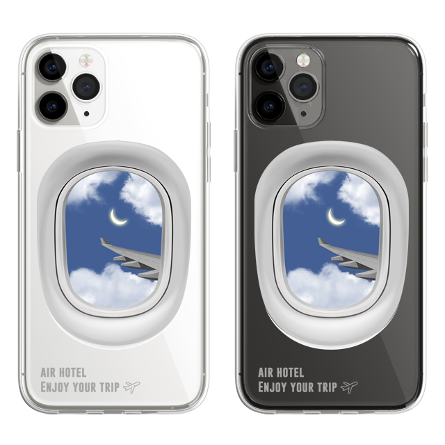 에어플레인 윈도우 뷰 투명 젤리 케이스 - 상품 이미지