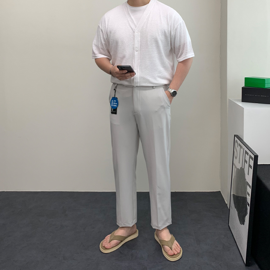 남자반팔가디건 남자여름가디건 - 상세 이미지 3