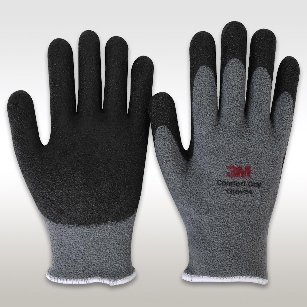 3M NBR폼코팅장갑 컴포트그립 NEW CWT(기모 극혹한용) 5조 그레이 M 안전장갑