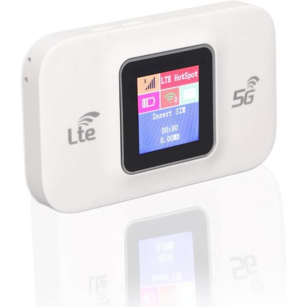 차량용 모바일라우터 공유기 쉐어링 확장기 휴대용 WiFi 300mbps 4g LTE 모바일 핫스팟 심카드 슬롯이 있는 기기 3000mah 리튬 배터리 내장... 
