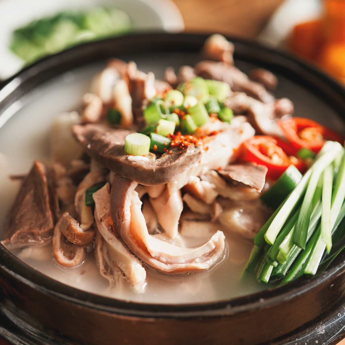 쫄깃한 고기 듬뿍 선비찬 돼지내장국밥 600g X 5봉(+새우젓) - 상세 이미지 3