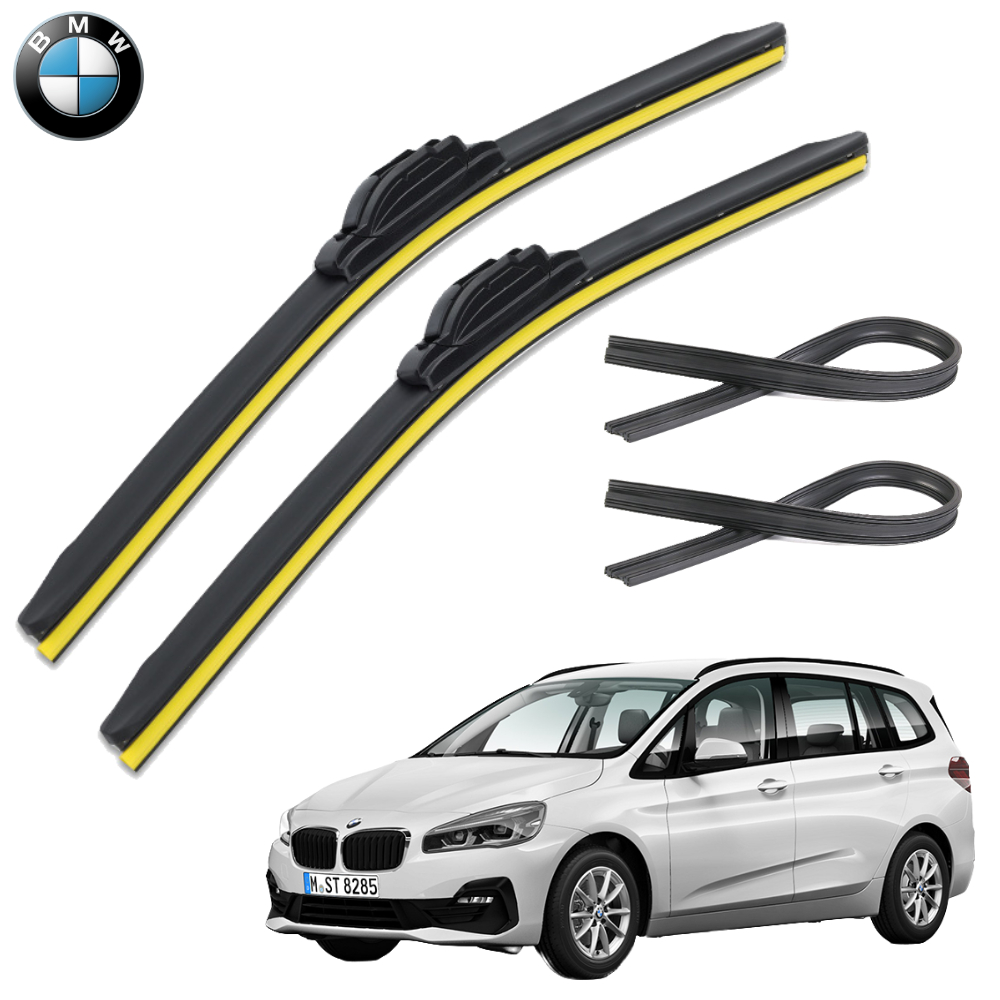 1+1+1 BMW 2시리즈 윈도우브러쉬 와이퍼 블레이드 리필고무 세트 PR - 상세 이미지 2