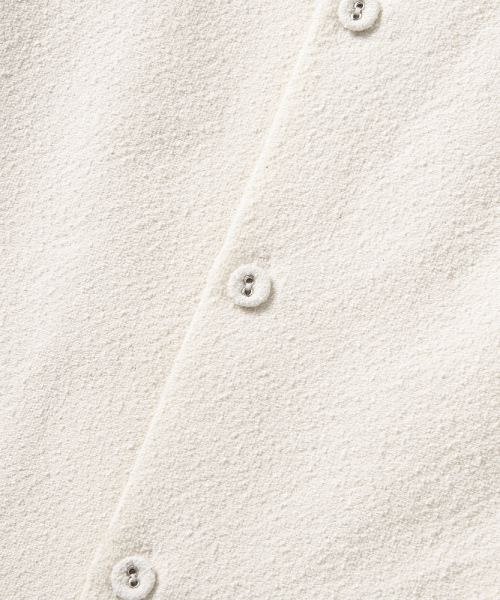 넌블랭크 부클 하프 슬리브 셔츠_IVORY NG-SV025925-20 : SindMill