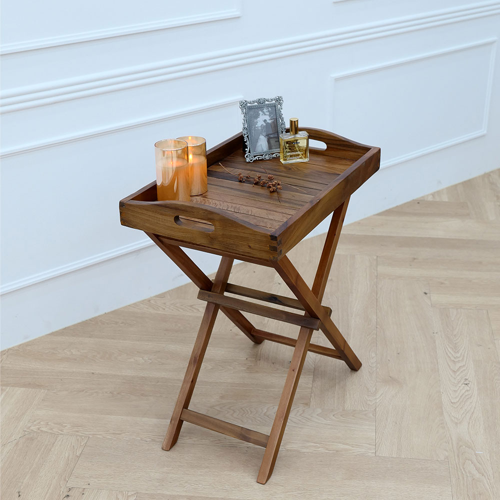 메라토 접이식 테이블 겸용 화분다이 (엔틱)