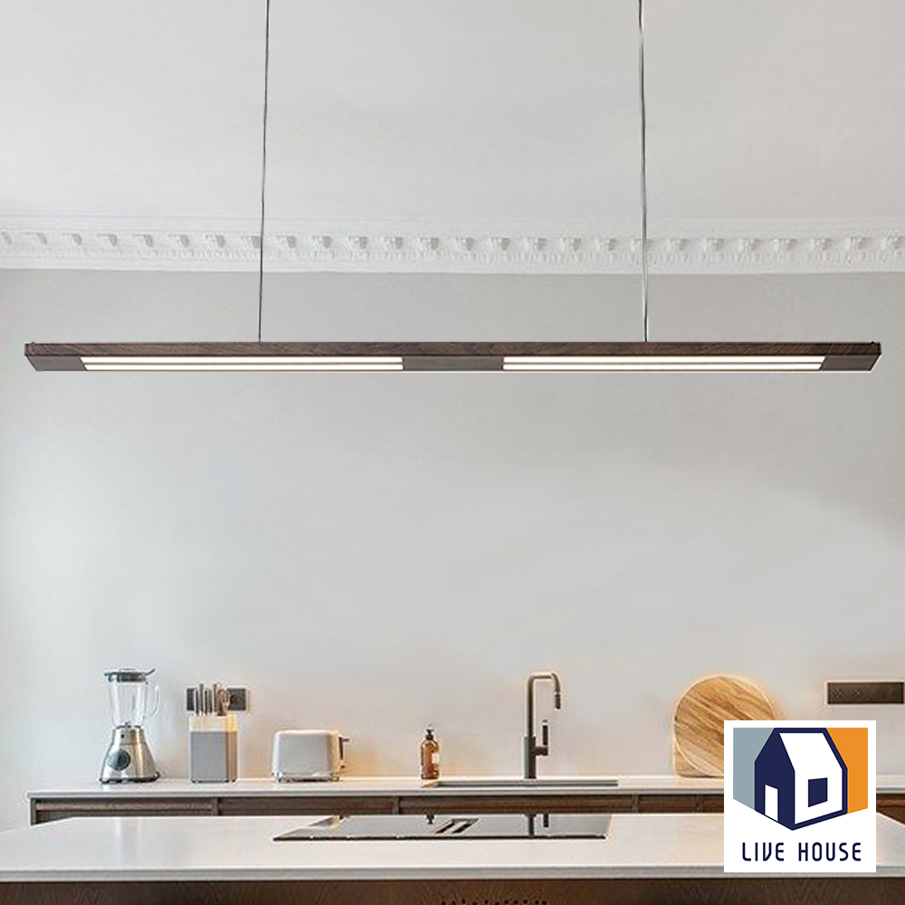 LED 일자 주방 식탁등 펜던트 조명 카운터 조명등 화이트 - 상세 이미지 3
