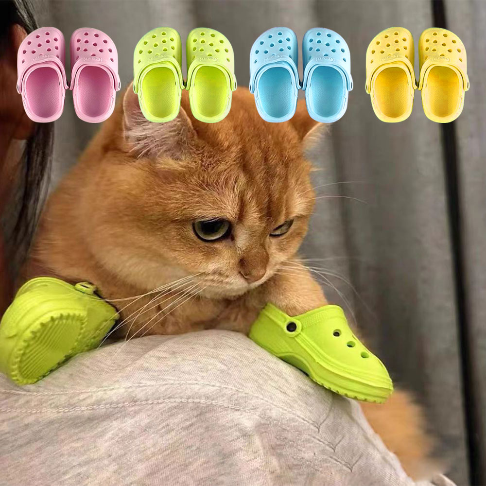 크레용펫 고양이 크록스 강아지 신발 촬영 소품 애견 - 상품 이미지
