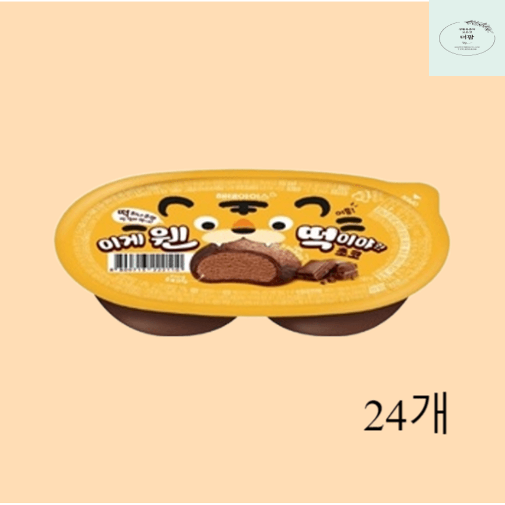 해태 이게웬떡이야 초코 24개 말랑말랑 떡과 달콤한 초코의 조화 : 더팜다팜
