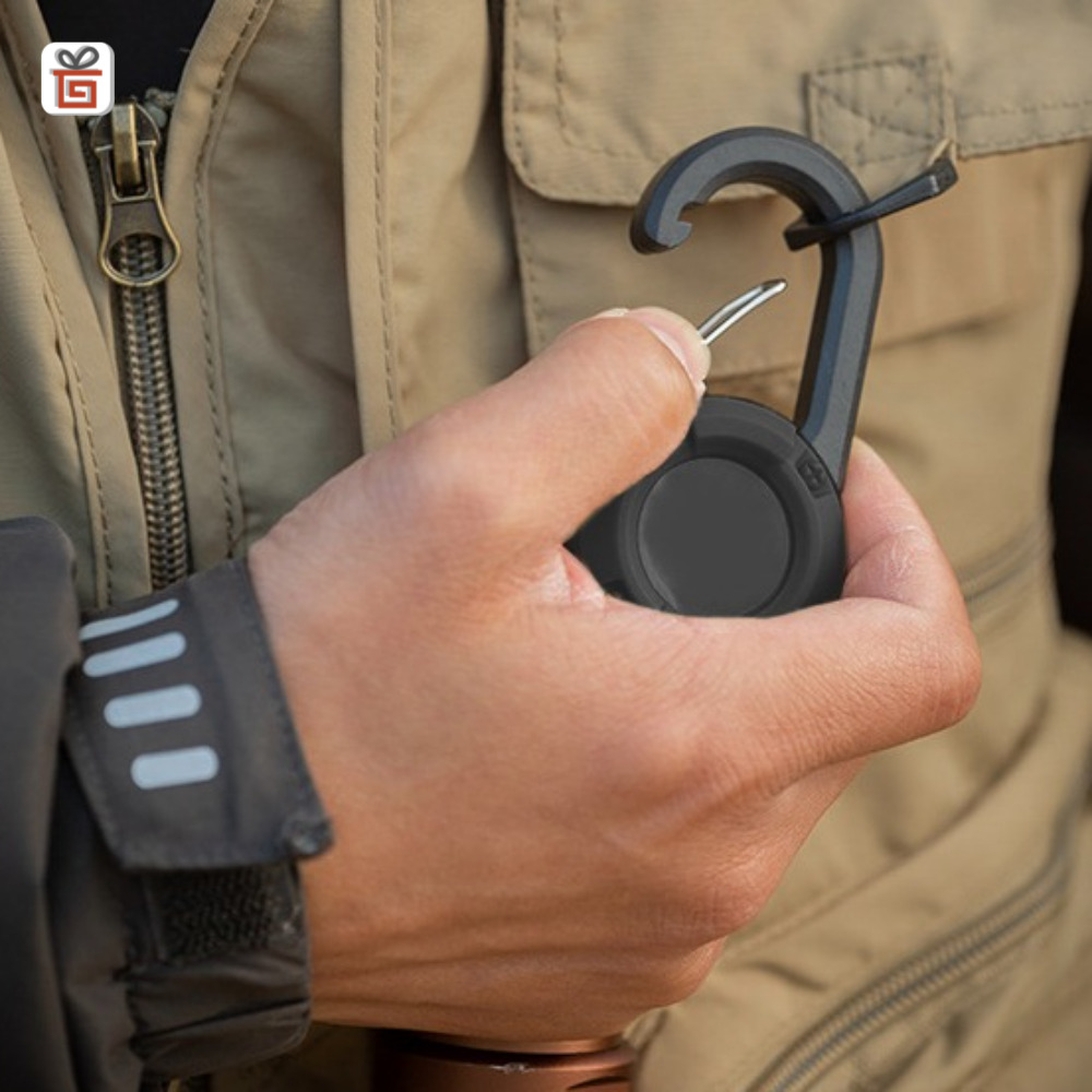 와이어 릴 키링 홀더 카라비너 열쇠고리 가방 캠핑 등산 낚시 배달 아웃도어