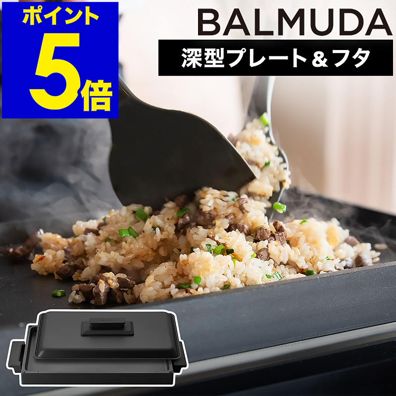 발뮤다 BALMUDA 더플레이트 프로 그리들앤커버 철판 팬 K10-A100 - 메인 이미지
