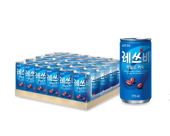 레쓰비 캔커피 200ml 30캔 대용량 커피 사무실 간식음료 믹스커피