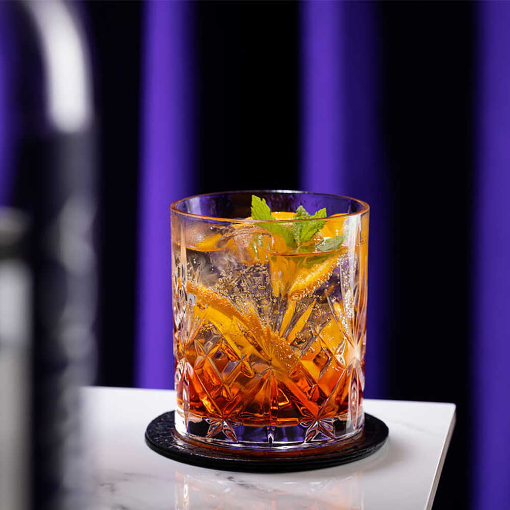 RCR 크리스탈 위스키잔 고급 술잔 선물세트 6P 310ml, 6개, 멜로디아 언더락잔