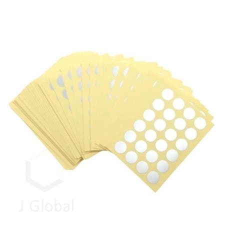 제이글로벌 OEM 투표스티커 16mm 은색 60매입 칭찬스티커