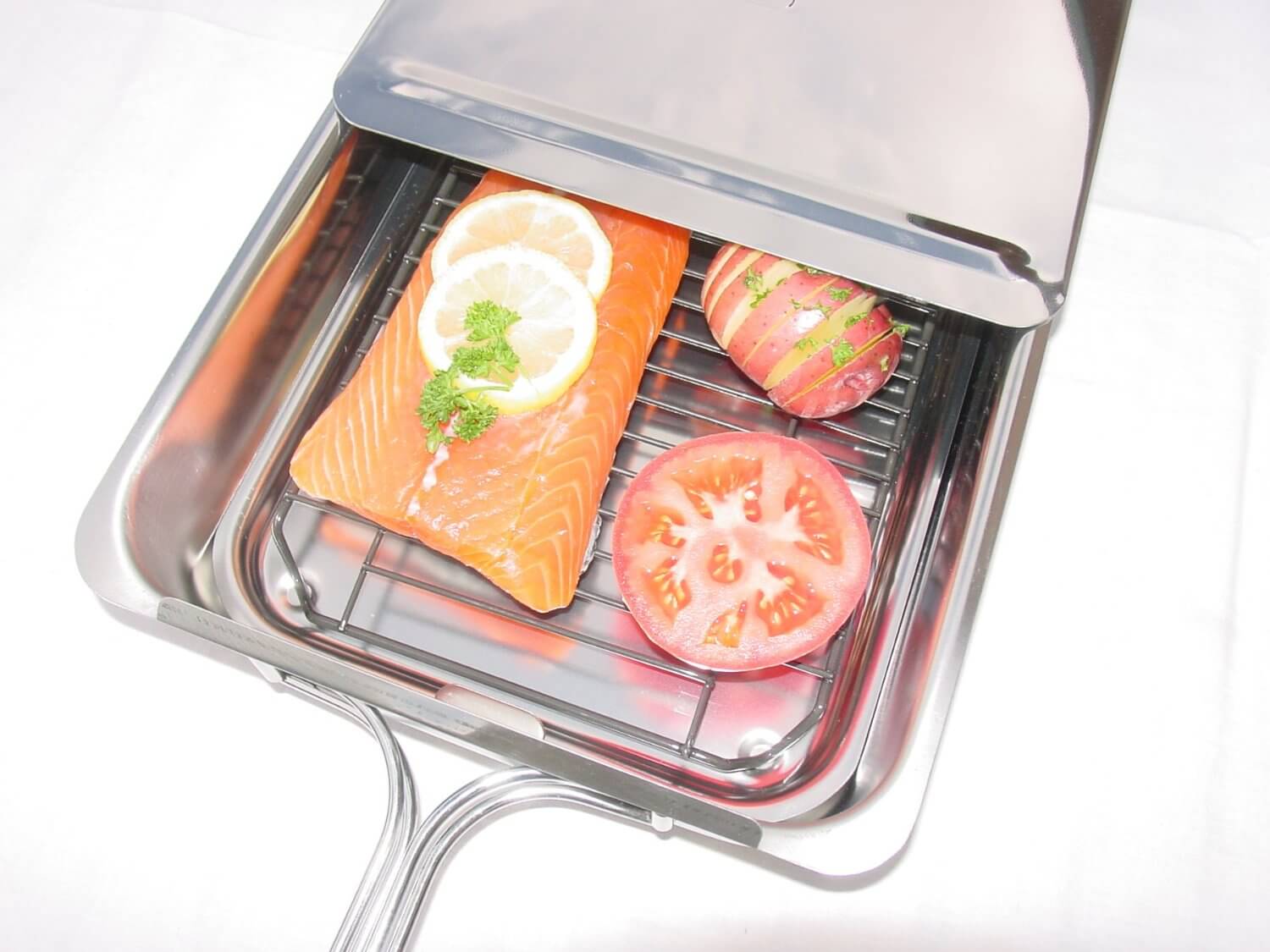 카메론즈 미니 스모커 캠핑 야외 바베큐 훈제 그릴