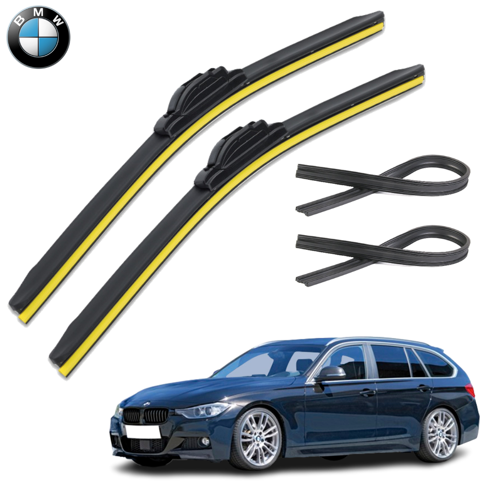 1+1+1 BMW 3시리즈 윈도우브러쉬 와이퍼 블레이드 리필고무 세트 PR - 상세 이미지 3