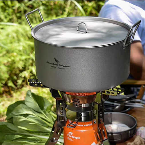 대륙의 벨락 티타늄 코펠 캠핑 대용량 남비 식기 바운드리스 보이지 2 5리터
