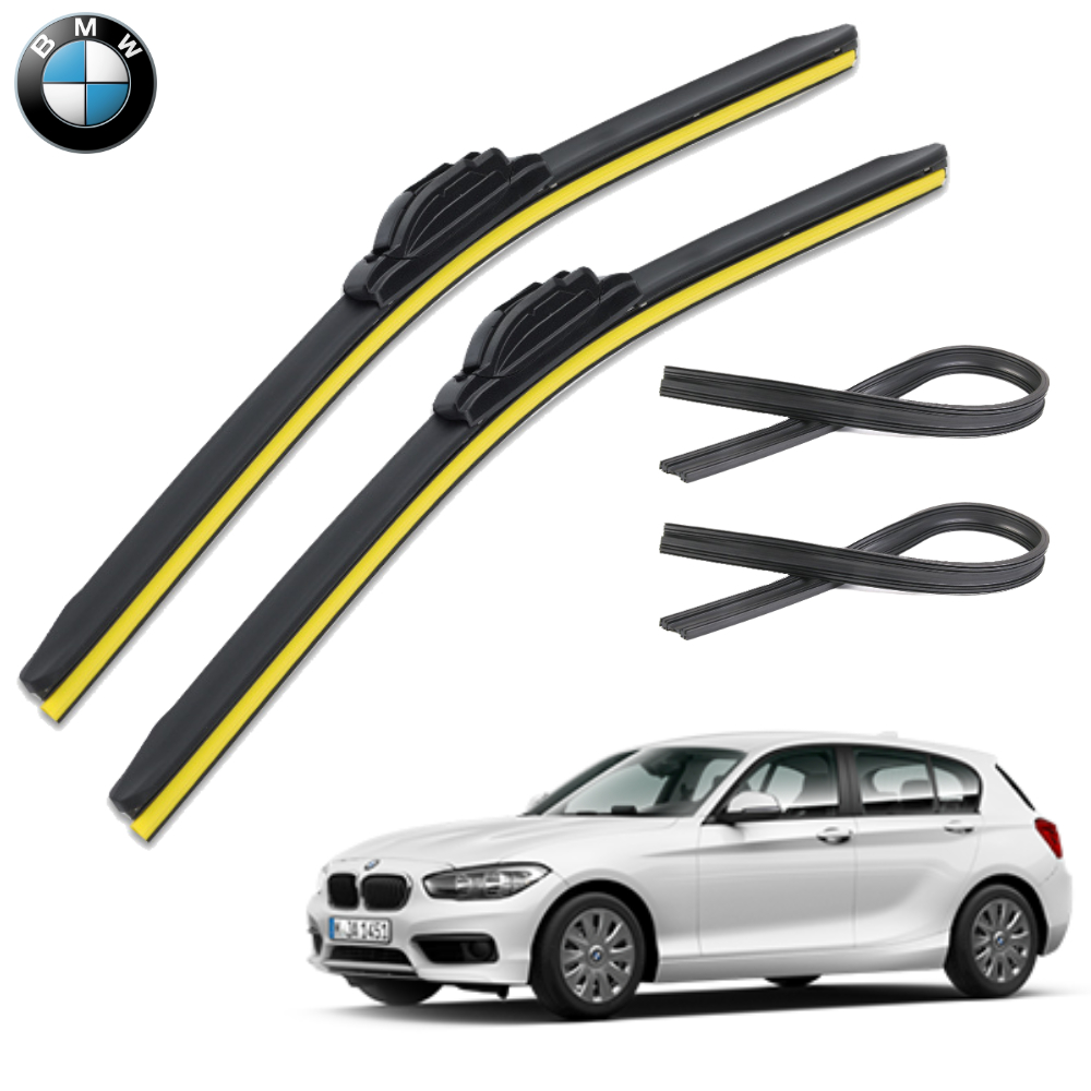 1+1+1 BMW 1시리즈 윈도우브러쉬 와이퍼 블레이드 리필고무 세트 PR - 상세 이미지 2