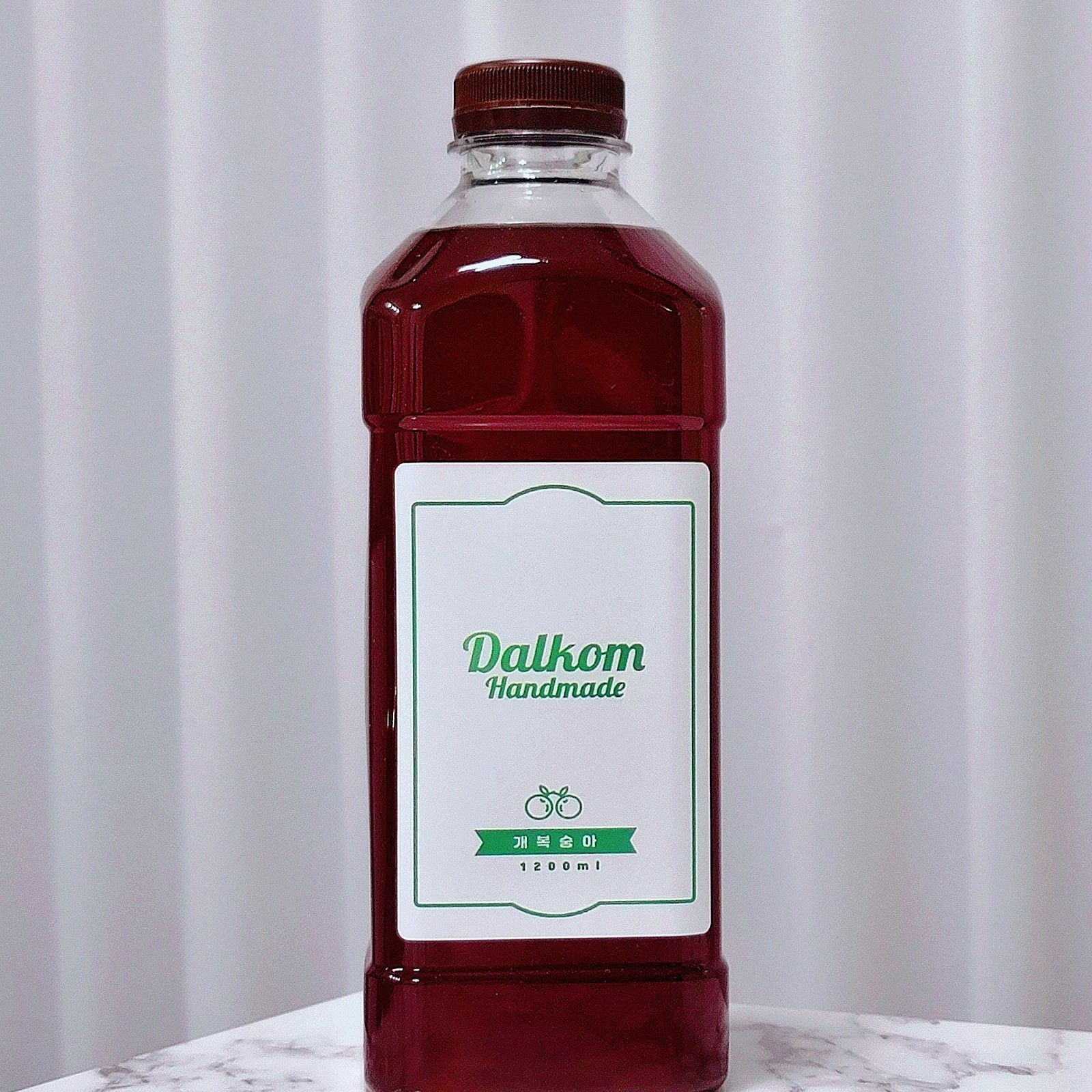개복숭아 돌복숭아 효능 효소 원액 진액 액기스 발효액 개복숭아청 600ml - 상세 이미지 3