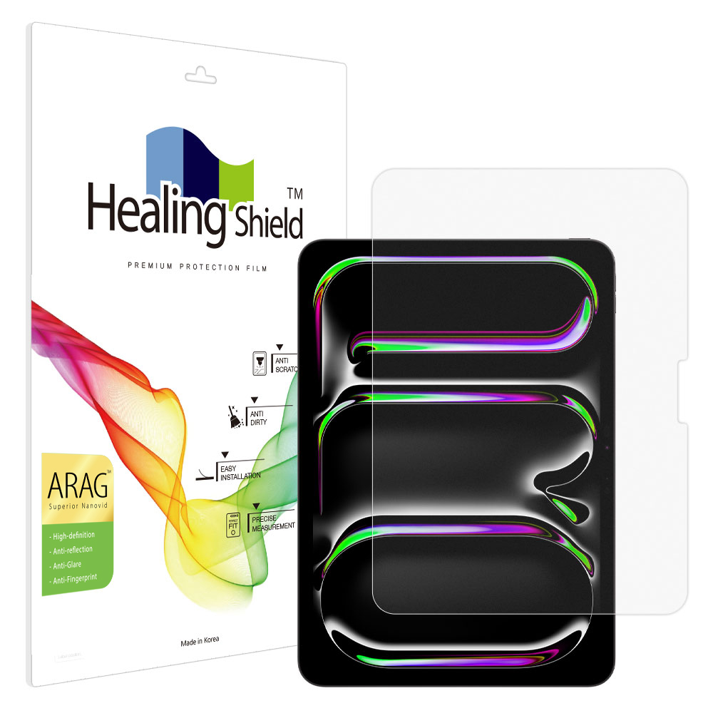아이패드시리즈 ARAG 고화질 저반사 액정보호필름 아이패드 프로 27.9cm(11인치) M4 7세대, 1매입 - 상품 이미지