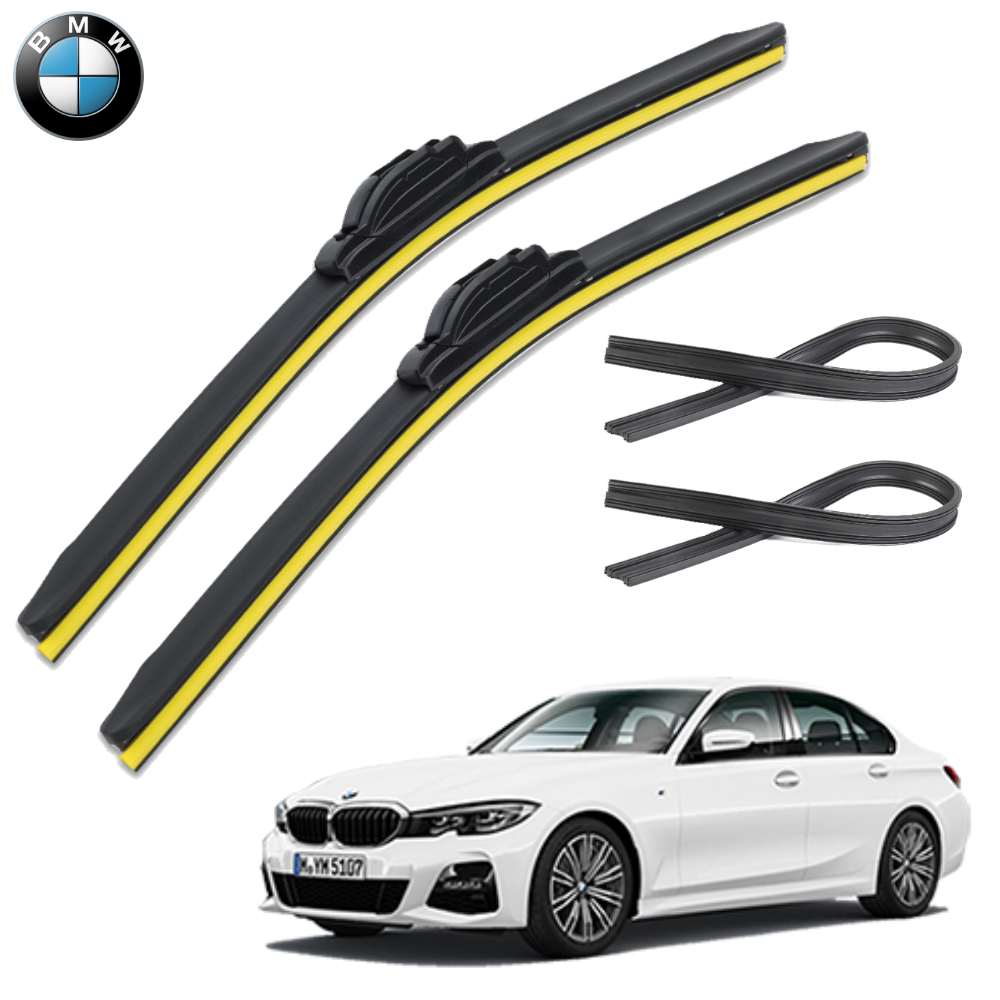 1+1+1 BMW 3시리즈 윈도우브러쉬 와이퍼 블레이드 리필고무 세트 PR - 상세 이미지 2