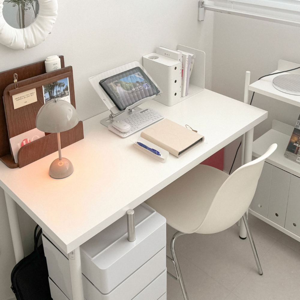 컴퓨터책상 2인용 1인용 이케아 게이밍 책상 조립식 노트북 ADILS 100x60